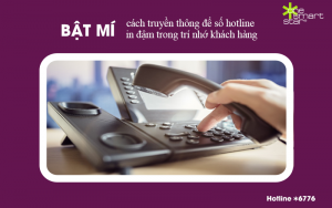 Bật mí cách truyền thông số hotline