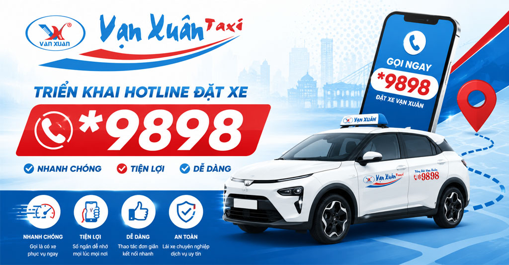 Taxi Van Xuan hotline 4 so